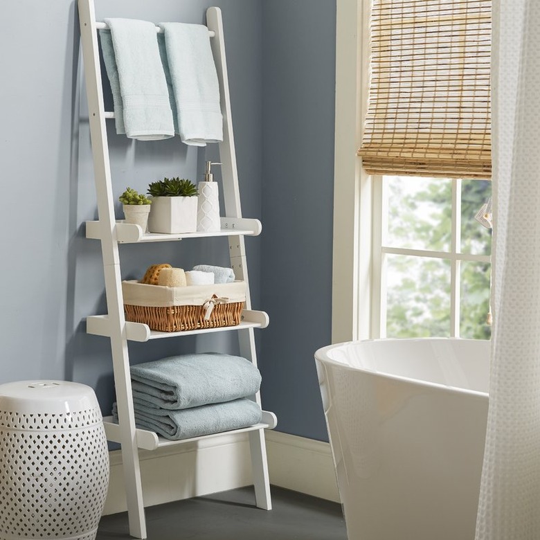 bathroom shelf