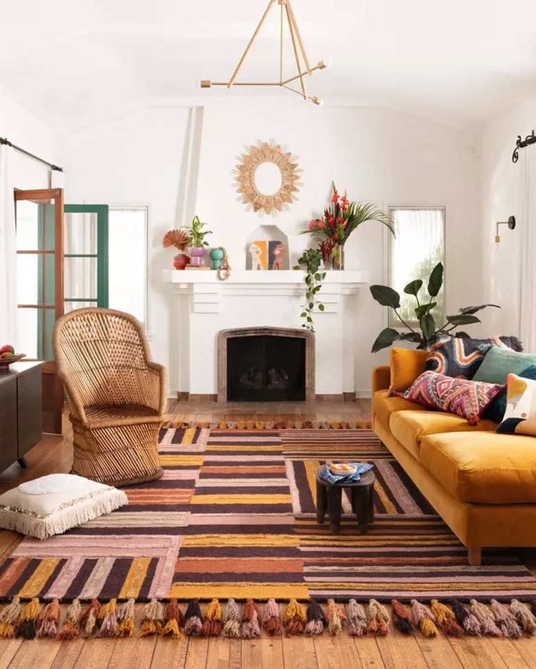 boho chic living room