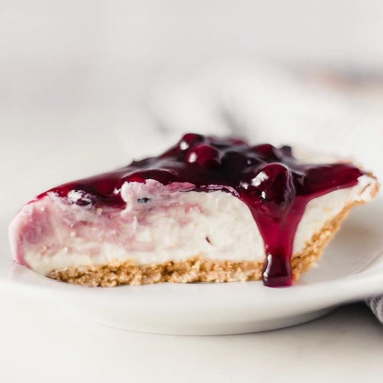 Simply LaKita No-Bake Blueberry Cheesecake