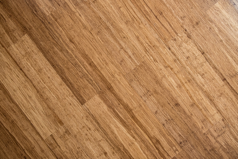 Bamboo wood flooring.