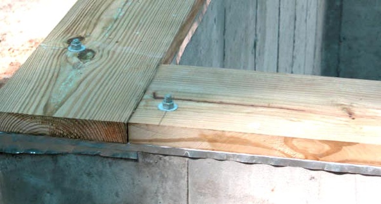 Sill plates on foundation walls