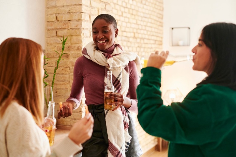 friends drinking beers