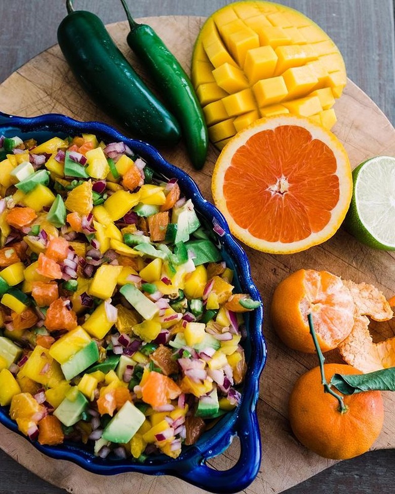 Muy Bueno Cookbook Orange, Avocado, and Mango Salsa