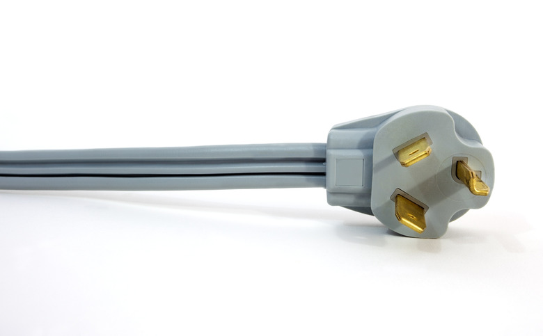 Gray 220 Volt Power Cable