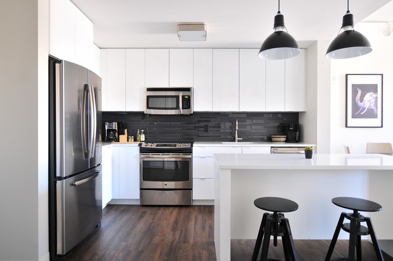 Oven in a modern kitchen.