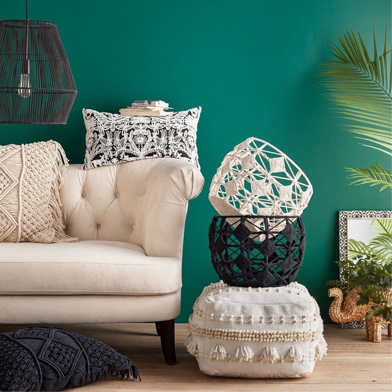 target boho furniture pouf ottoman