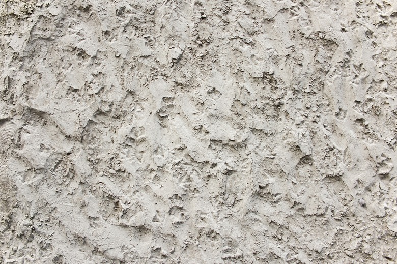 Popcorn textured ceiling.