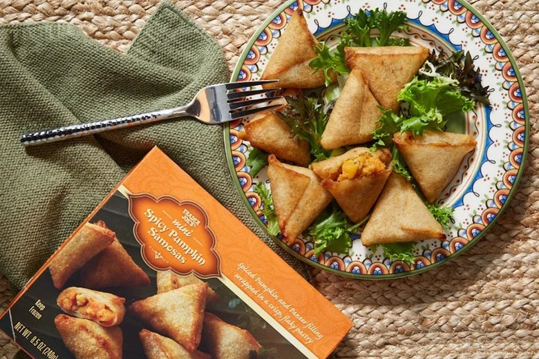 spicy pumpkin samosas