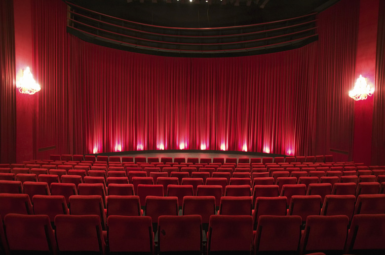 Empty Illuminated Theatre