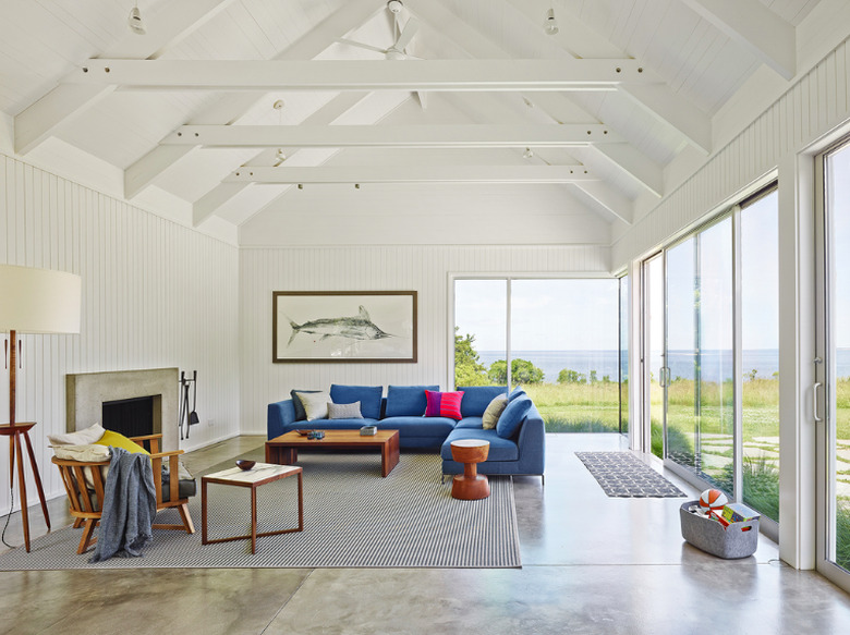 beach house living room