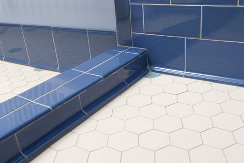 blueberry cove base tile white hexagonal floor tile