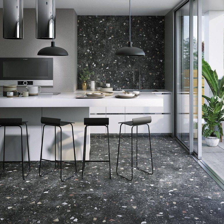 Terrazzo Black Floor