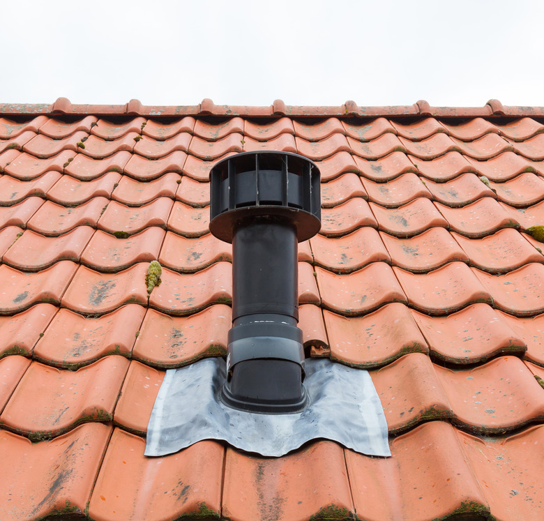 Chimney on a building