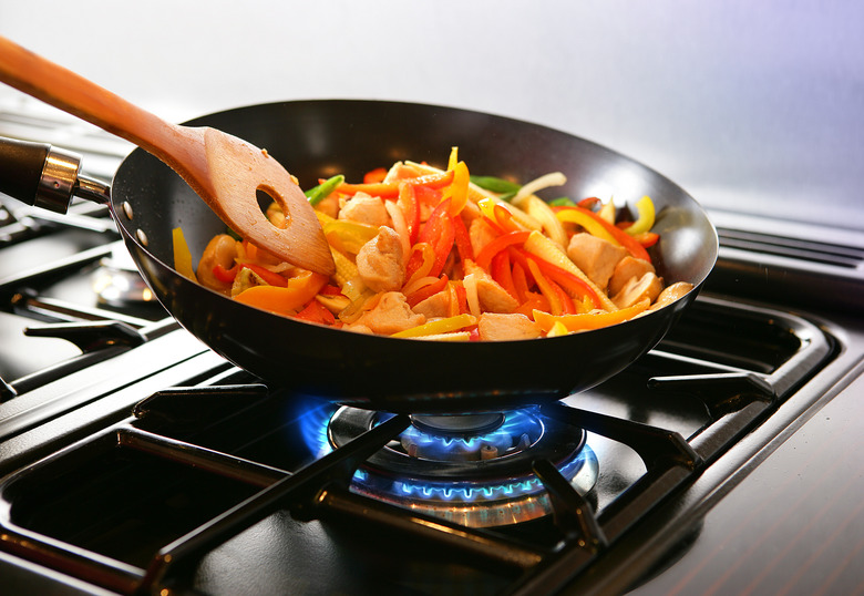 Wok cooking Stirfry