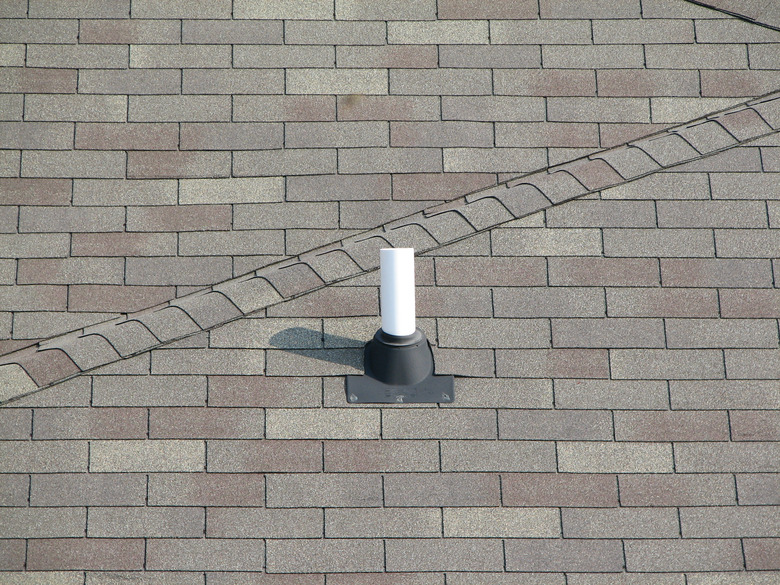 PVC roof vent.