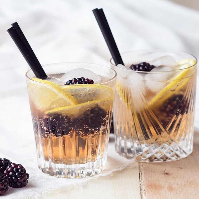 The Worktop Blackberry Ginger Mocktail