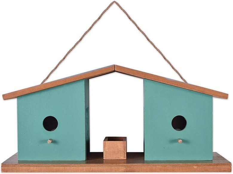 midcentury modern birdhouse