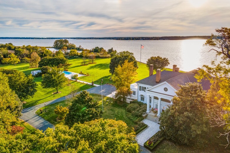 lakefront mansion