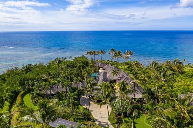 mansion overlooking ocean