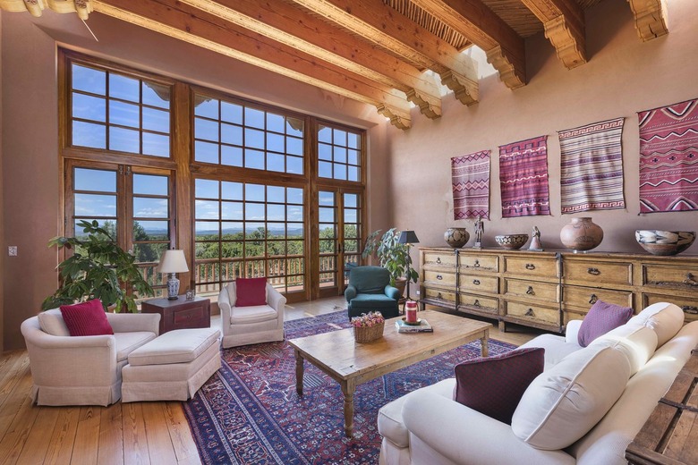 southwestern rustic living room