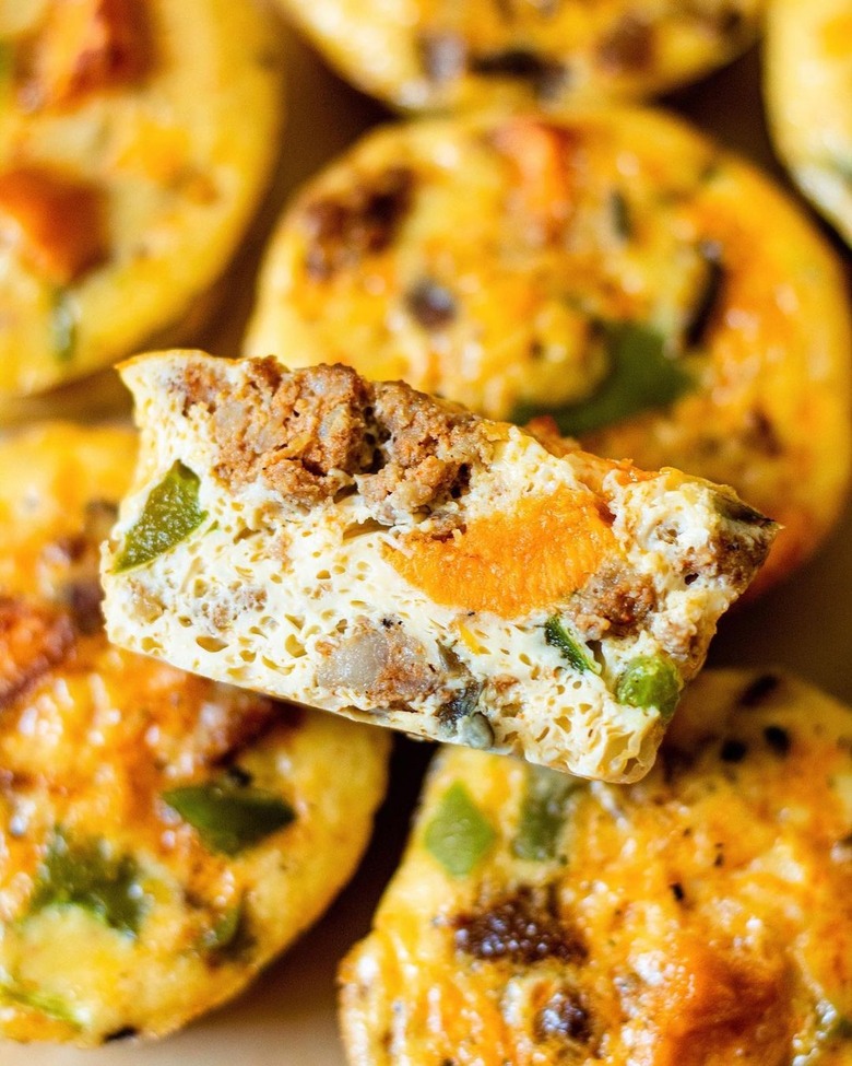 All The Healthy Things Sweet Potato Chorizo Egg Muffins