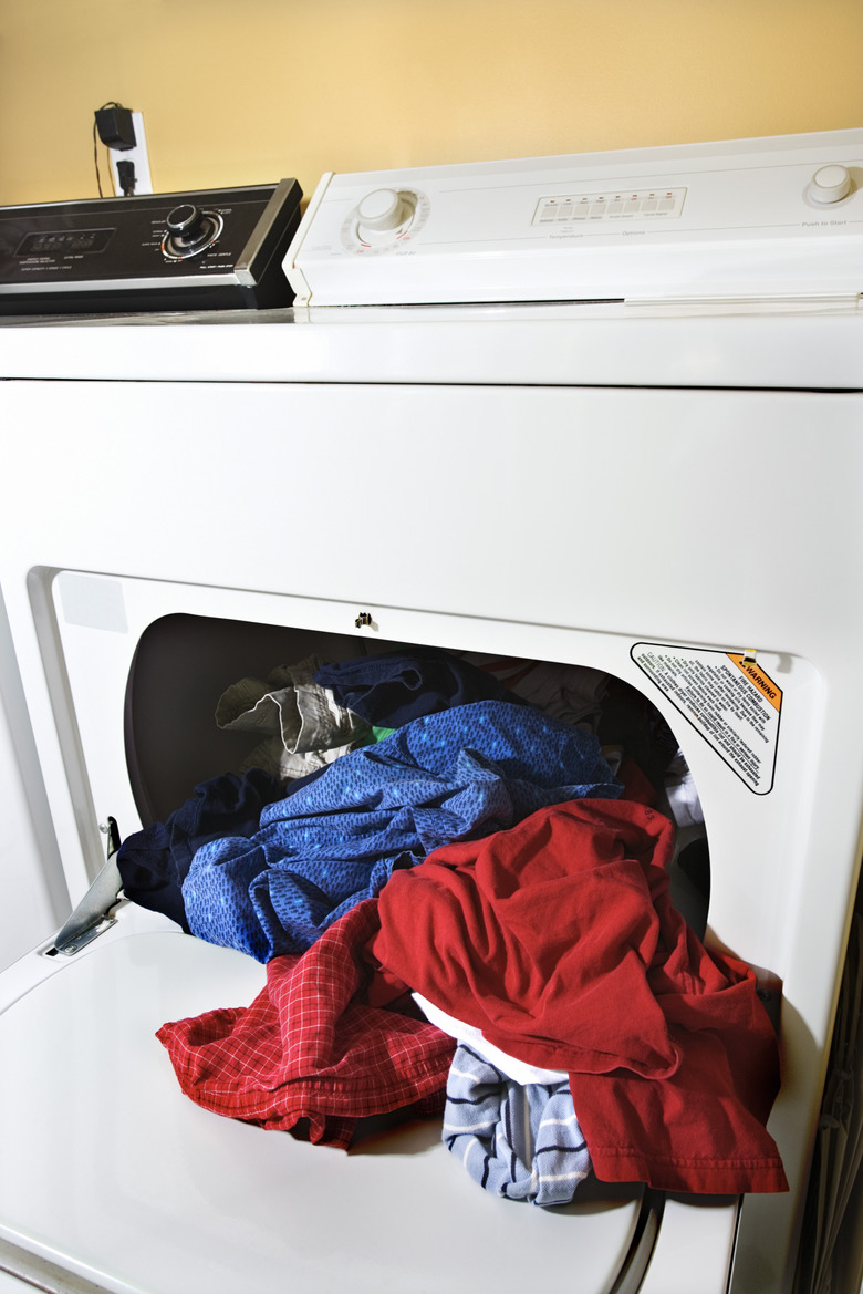 Clothes in dryer