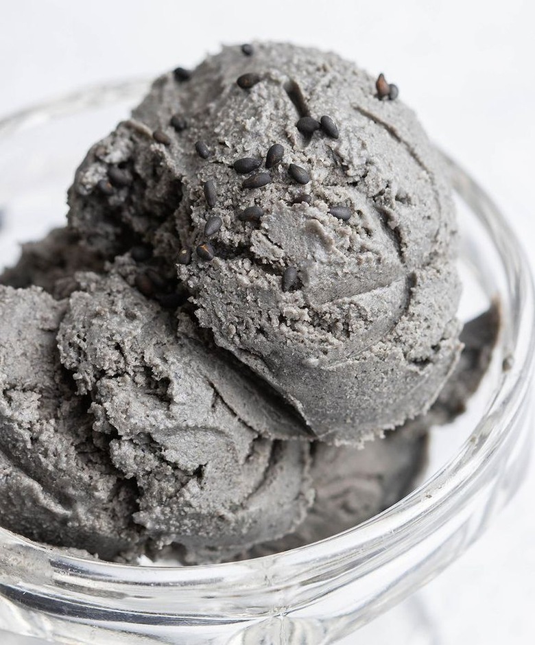 The Viet Vegan N0-Churn Black Sesame Ice Cream