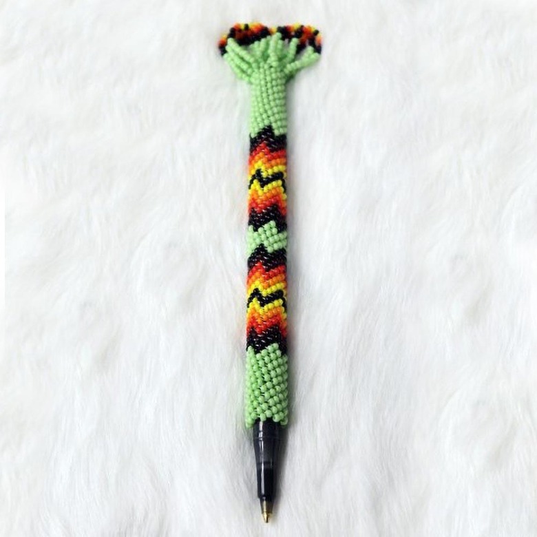 visit cherokee nation beaded pen