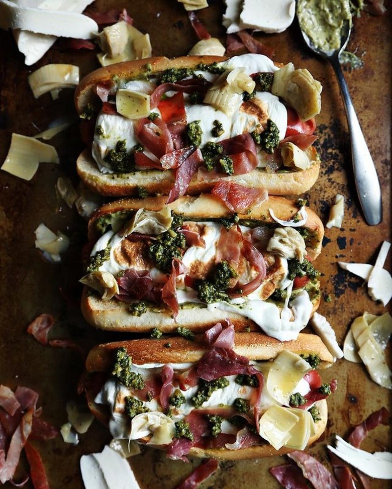 Country Cleaver Prosciutto Pesto Hot Dog