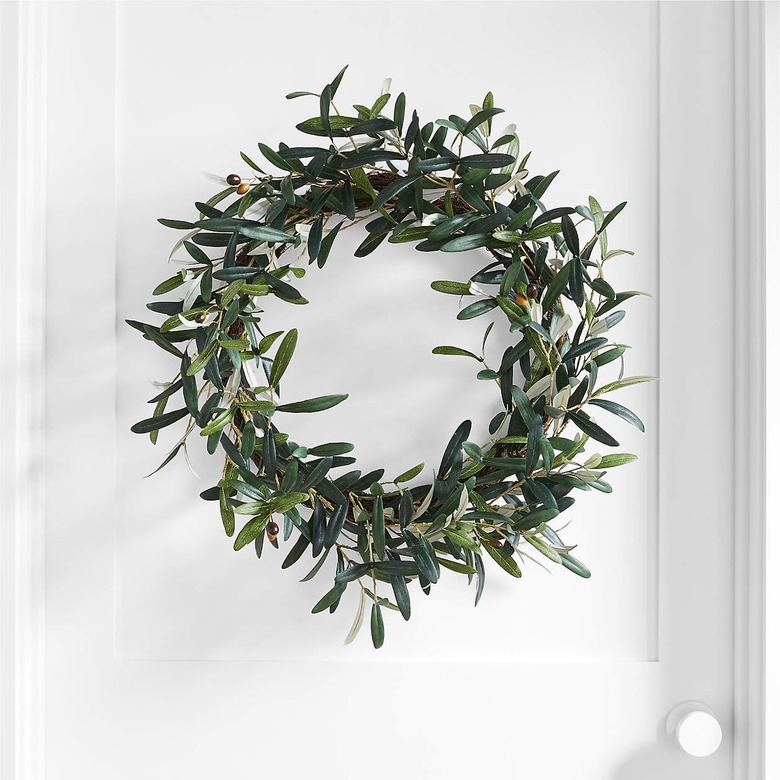 wreath on door