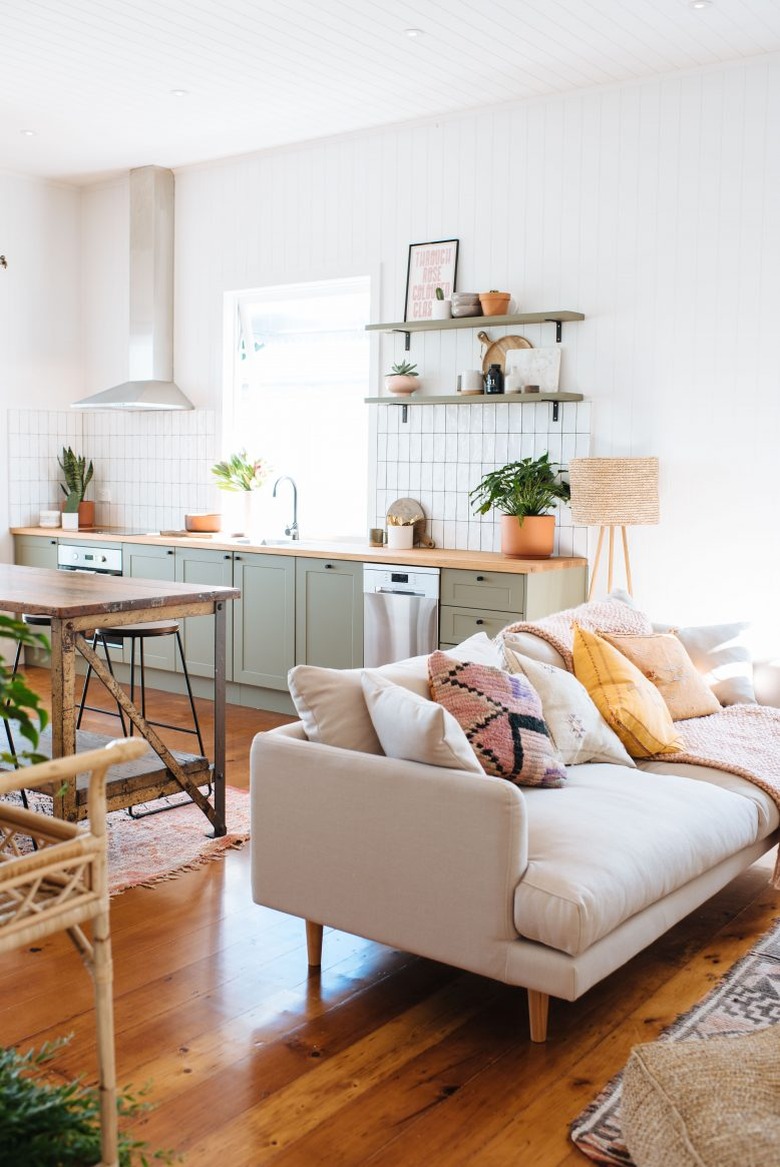 open concept living room