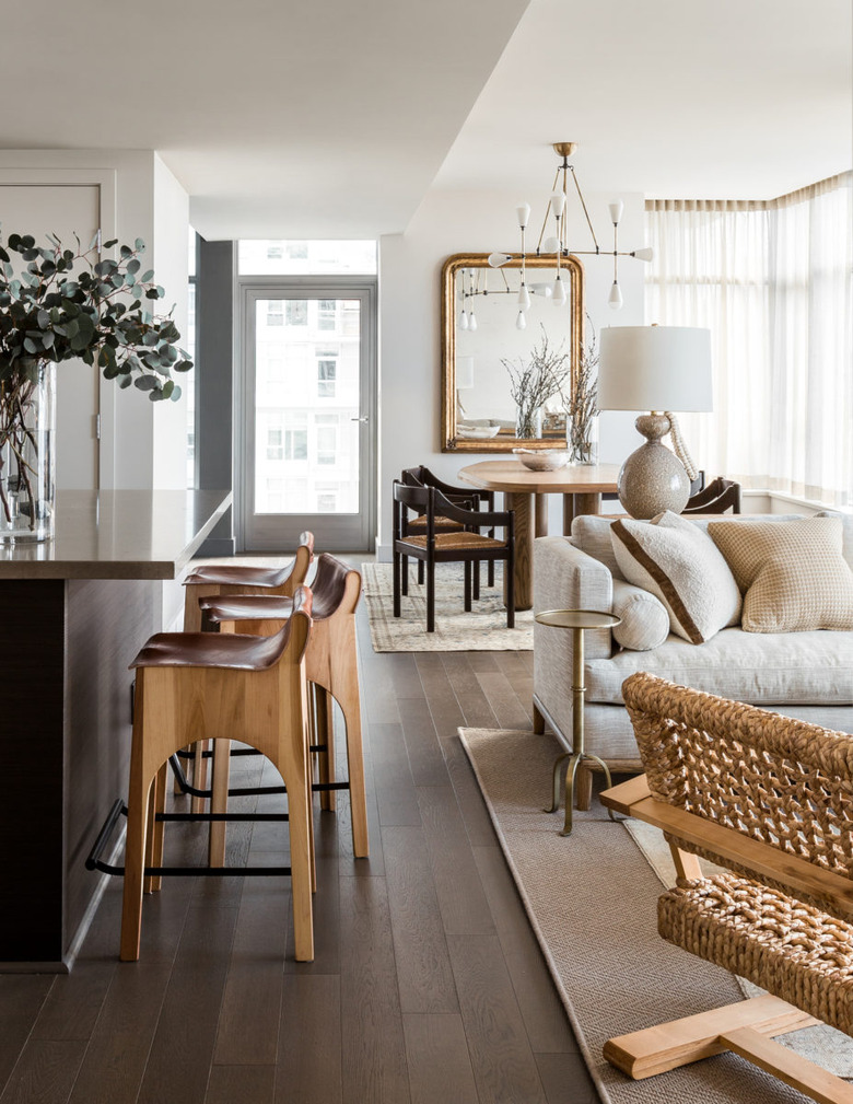 open concept living room