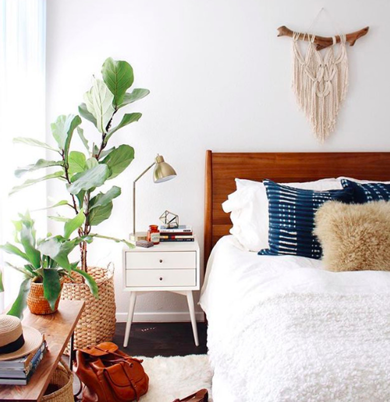 woven wall hangings boho bedroom