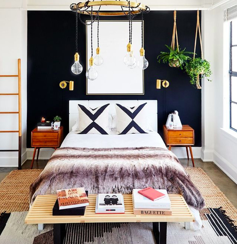 boho bedroom in downtown LA