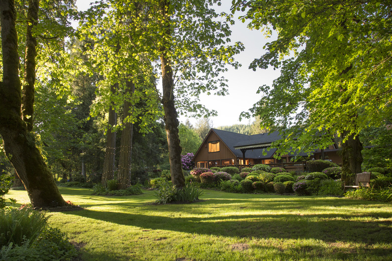 Home with Lush Gardens