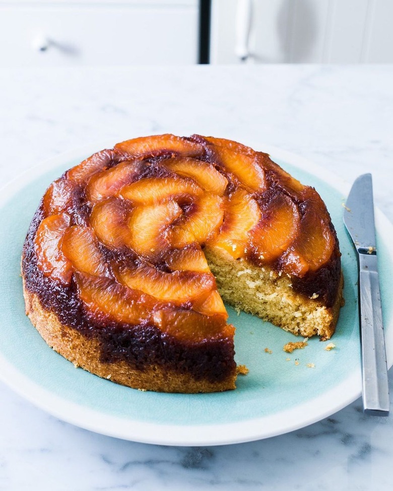 Maricruz Avalos Upside-Down Fresh Peach Cake