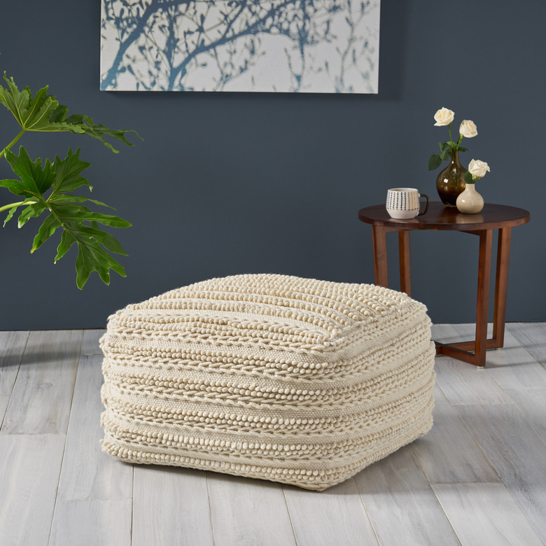 GDF Studio Large Square Pouf, $123.50