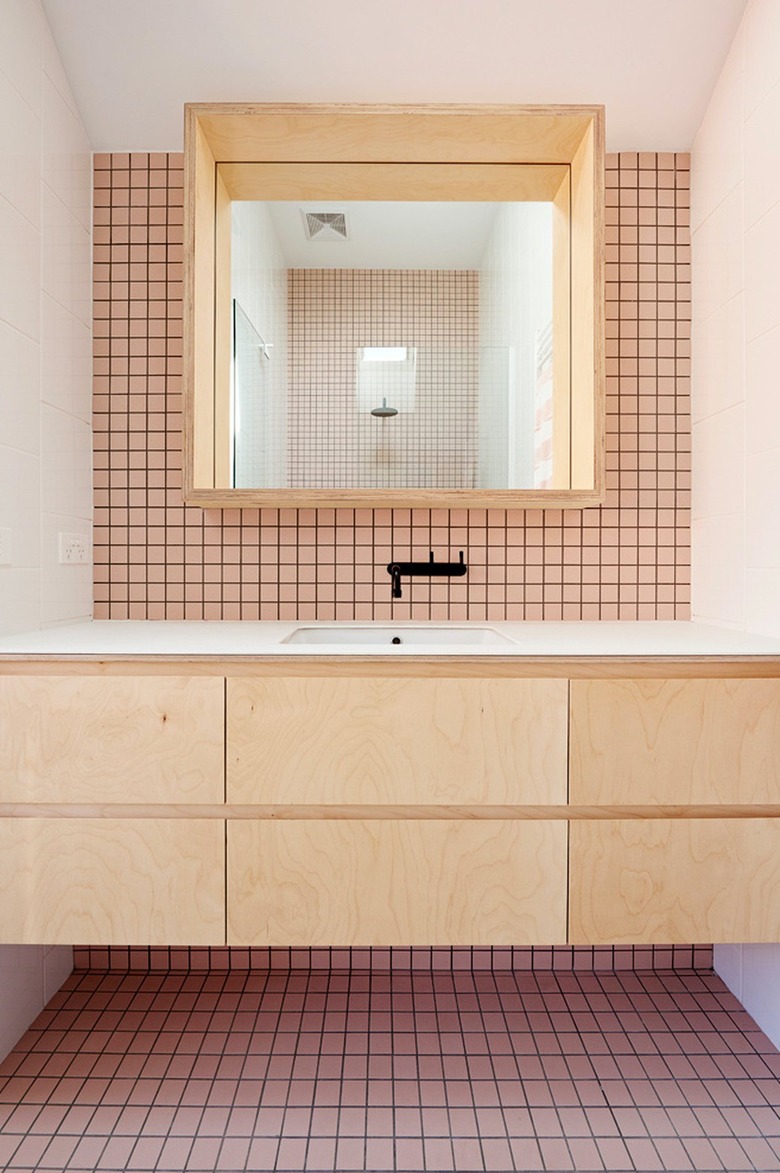 dan gayfer pink tile bathroom