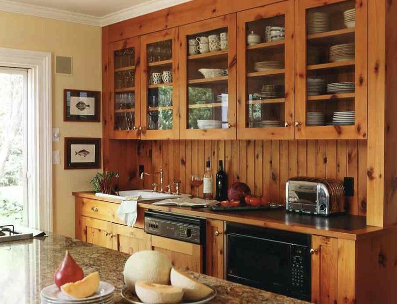 reclaimed wood sideboard