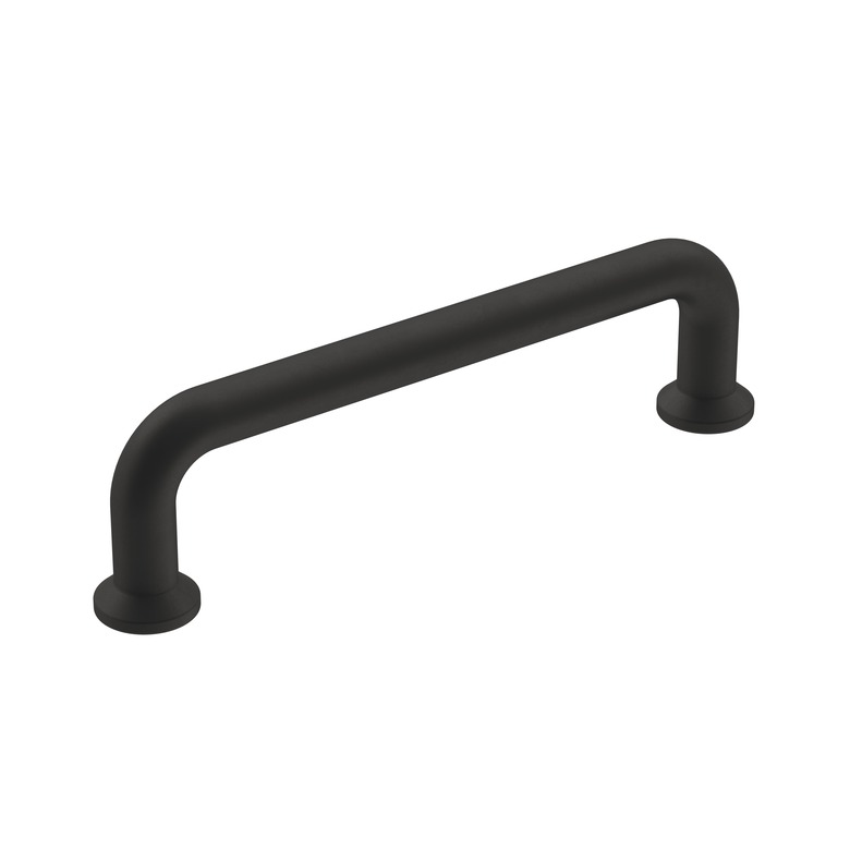 Matte black cabinet pull