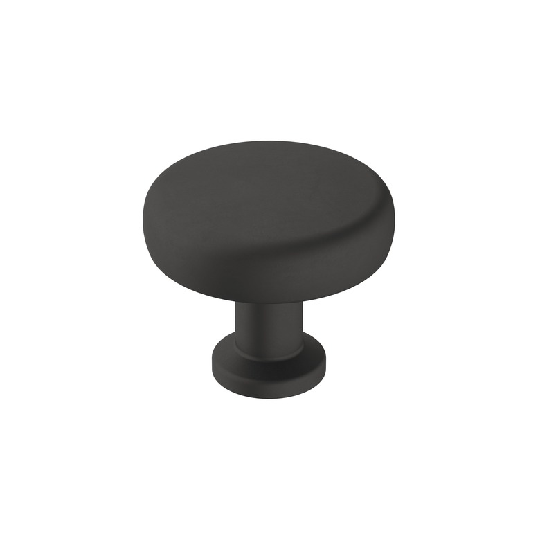 Matte black knob