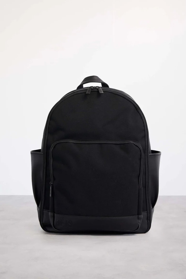 beis black backpack