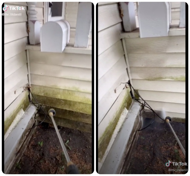 power washing siding