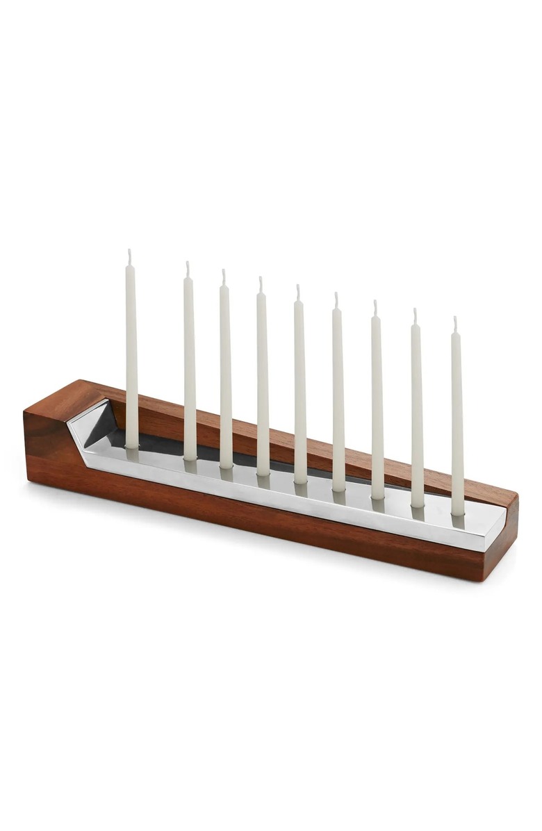 Nambe Geo Menorah