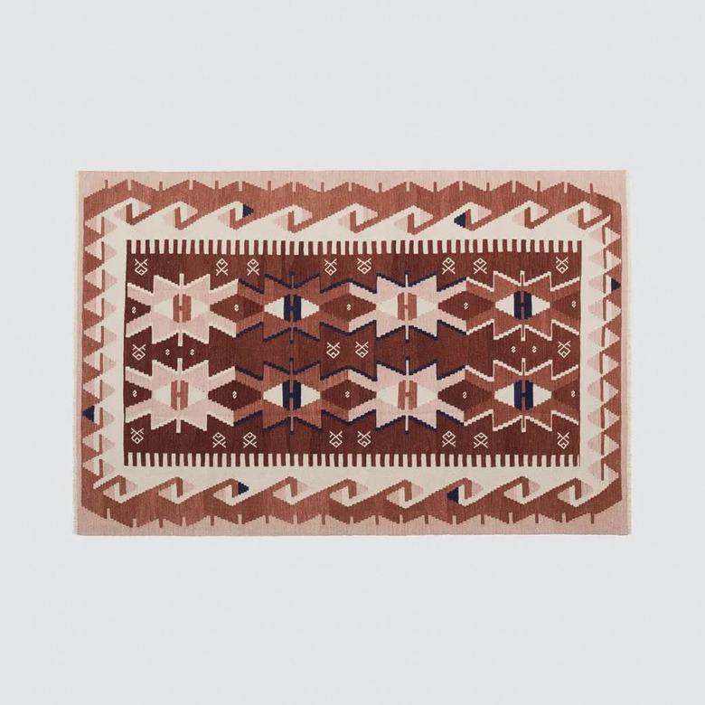 Yürek Hand-Knotted Kilim Area Rug