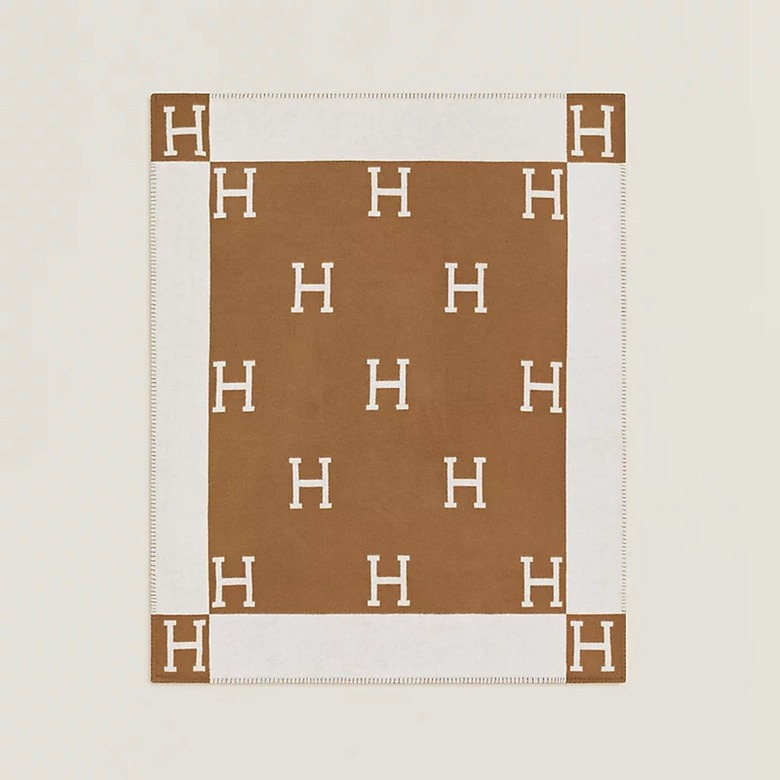 Hermès Avalon Throw Blanket (Tan)