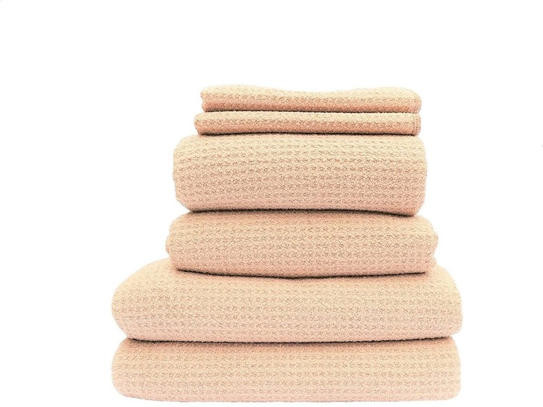 FINA Ultra Absorbent Microfiber Waffle 6-Towels Set