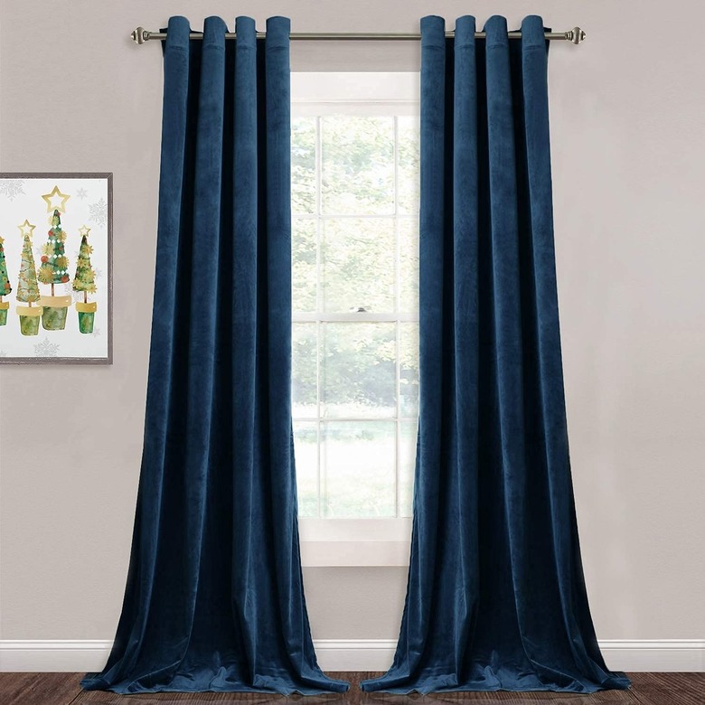 StangH Velvet Blackout Curtains