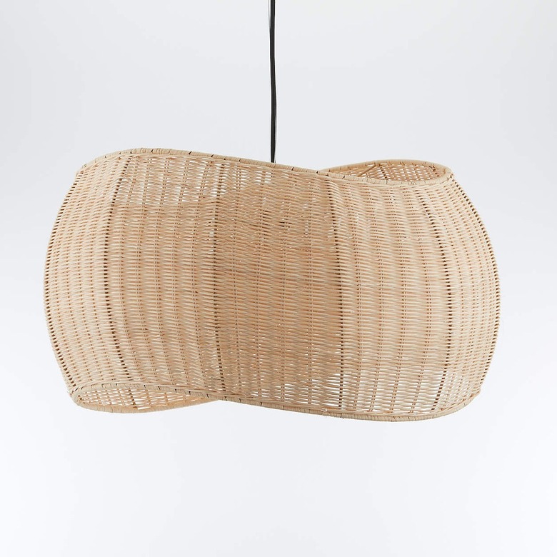 Crate and Barrel Althea Wicker Pendant Light