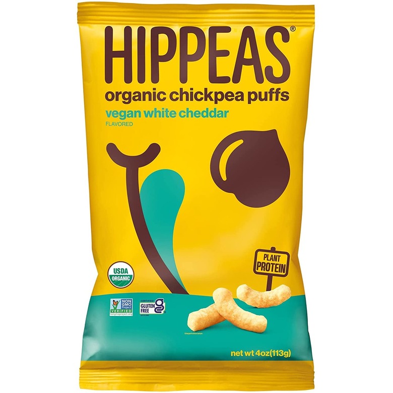 Hippeas Organic Chickpea Puffs Vegan White Cheddar (6 count)